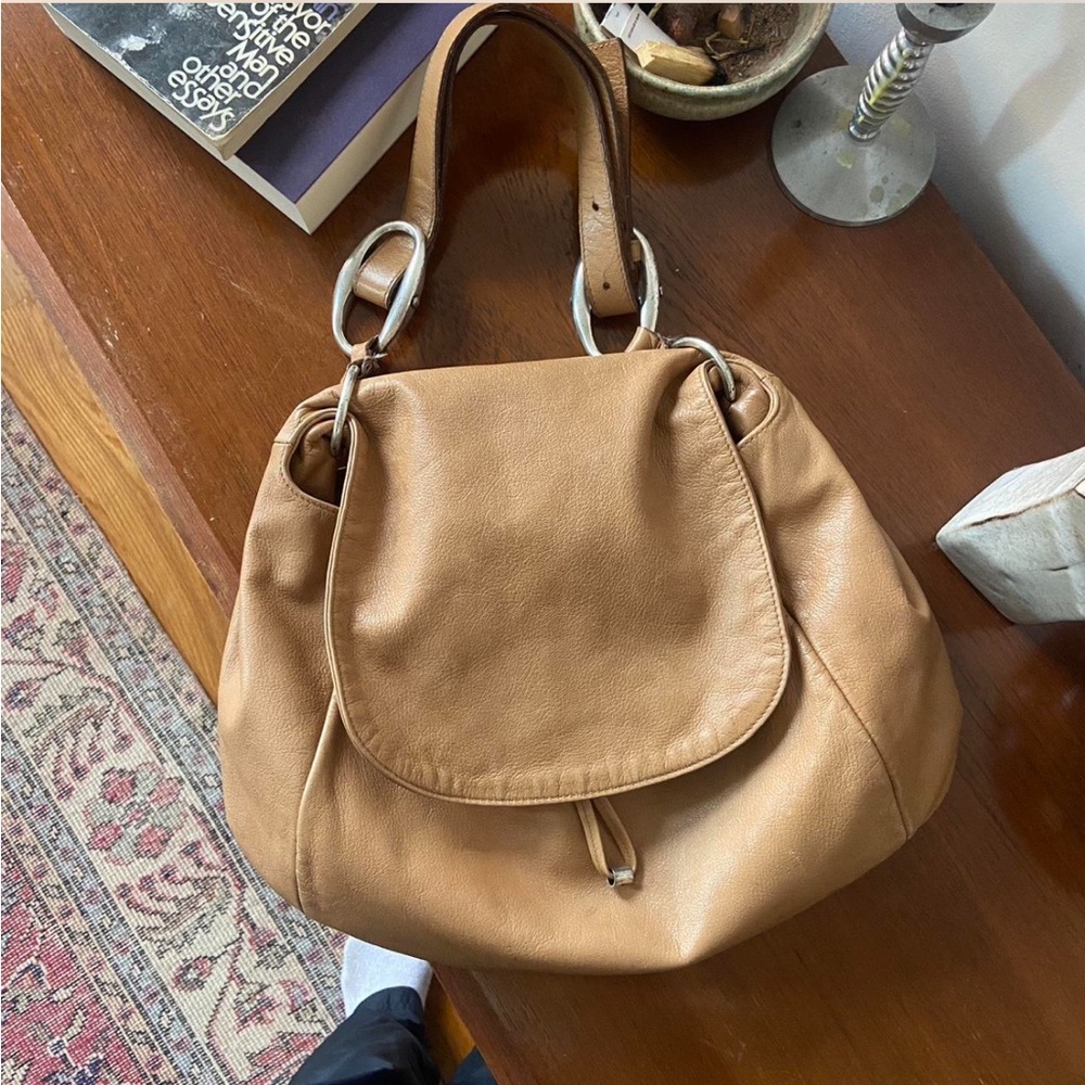 Vintage YSL Leather Shoulder Bag